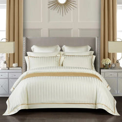 Prestige White Duvet Cover Set (Long-Staple Sateen Cotton)