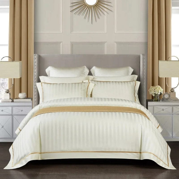 Prestige White Duvet Cover Set (Long-Staple Sateen Cotton)