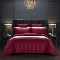 Prestige Wine Duvet Cover Set (Long-Staple Sateen Cotton)